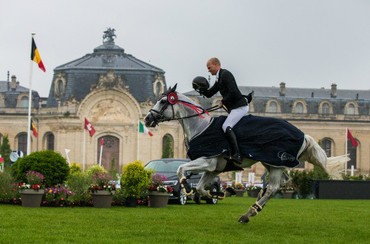 Jerome Guery and Alicante took their second win of the weekend in Chantilly. Photo (c) RB Presse.