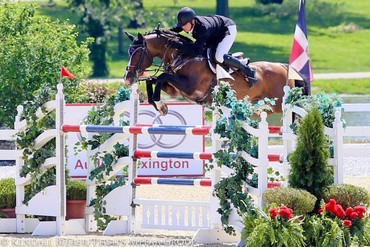 Shane Sweetnam and Cyklon 1083 won the $34,000 Welcome Stake CSI3* at the Kentucky Spring Classic.