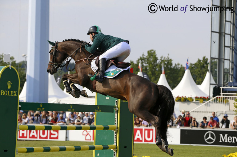 Cian O'Connor - here seen at the Europeans in Aachen. Photo (c) Jenny Abrahamsson.