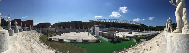 The arena inside Stadio dei Marmi 