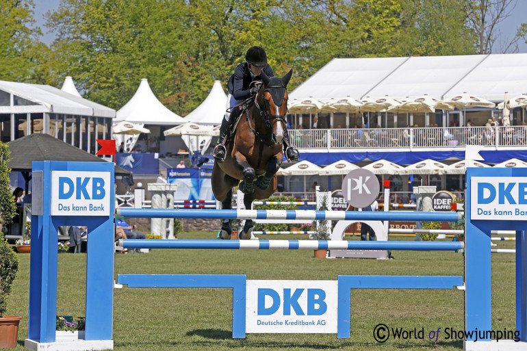 Edwina Tops-Alexander on the 7-year-old French bred Veronese Teamjoy (Toulon x Dollar Dela Pierre). 