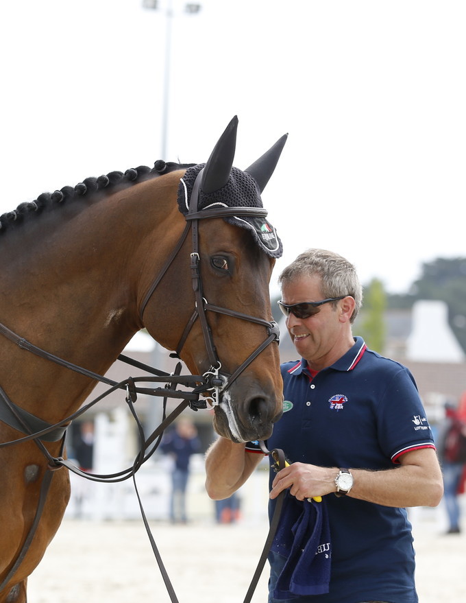 The comeback the whole showjumping world has been waiting for: Big Star was back on the British team and jumped a double clear round with Nick Skelton in the saddle. Photo (c) Tiffany van Halle.
