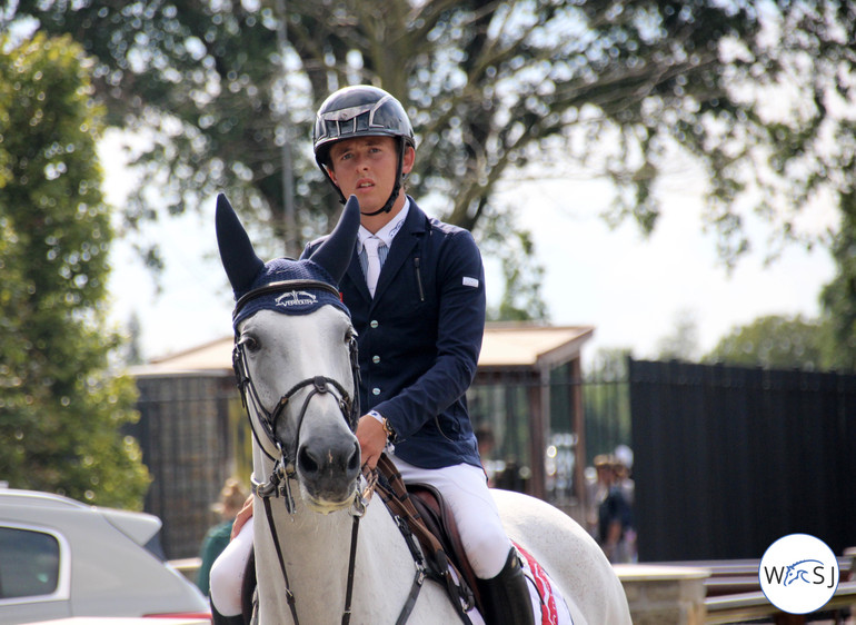 Bertram Allen and Molly Malone V waiting to go. Photo (c) World of Showjumping.