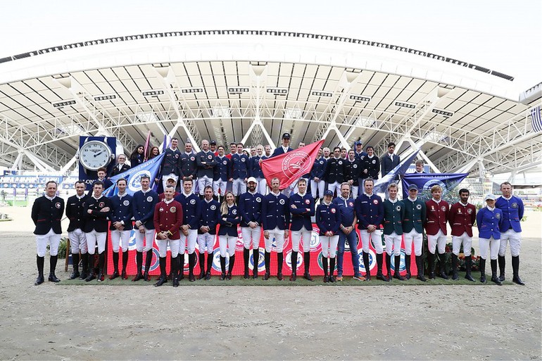 The teams for 2020 season of GCL. Photo © Longines Global Champions League/ Stefano Grasso 