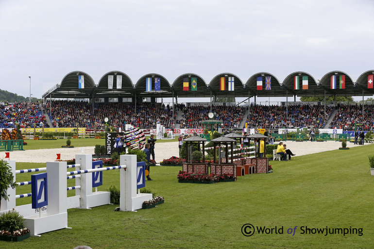 The arena in Aachen is really something special!