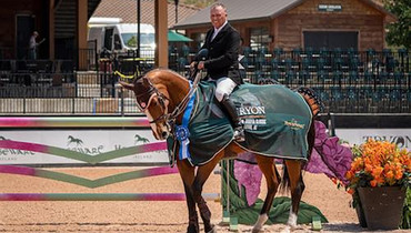 Todd Minikus tops the 1.45m Sunday Classic CSI3* with Amex Z at Tryon International Equestrian Center