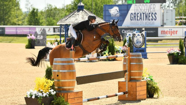 Abigail McArdle and Victorio 5 add second Great Lakes Equestrian Festival win in Staller Grand Traverse Grand Prix