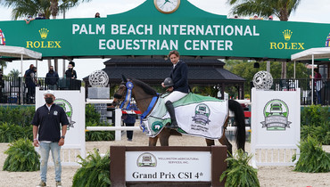 Patience pays off for Adam Prudent in the $214,000 Wellington Agricultural Services Grand Prix CSI4*