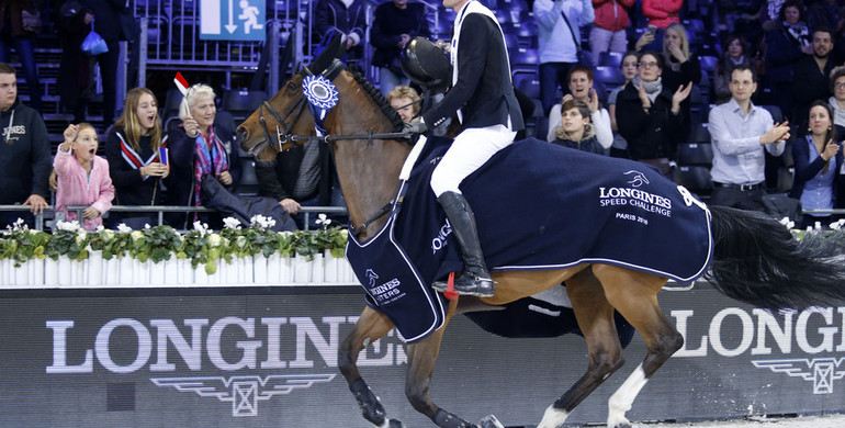 Home hero Kevin Staut in a league of his own to win the Longines Speed Challenge of Paris