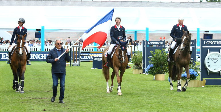 The order-to-go for the Longines FEI Nations Cup of France