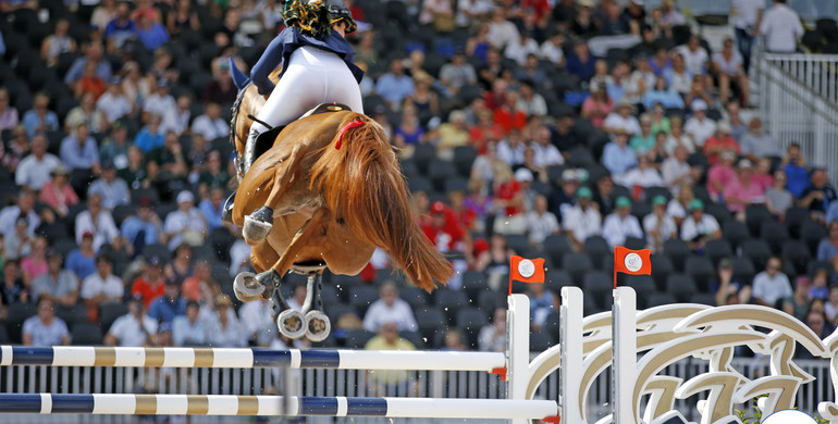 Images | Thrills and spills from the first round at the FEI World Equestrian Games