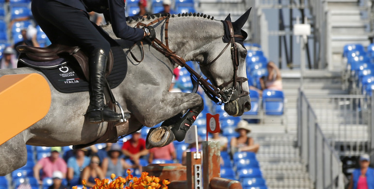 Lock, stock and barrel from Lorenzo De Luca at the FEI World Equestrian Games 2018, while the Swiss team retain their lead after the second qualifier
