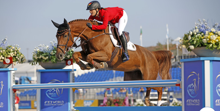 Images | Thrills and spills from the second round at the FEI World Equestrian Games