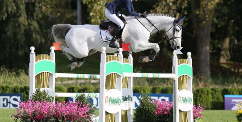 Molly Ashe Cawley and D'Arnita fight to win Longines FEI Jumping World Cup™ New York to conclude 2018 American Gold Cup