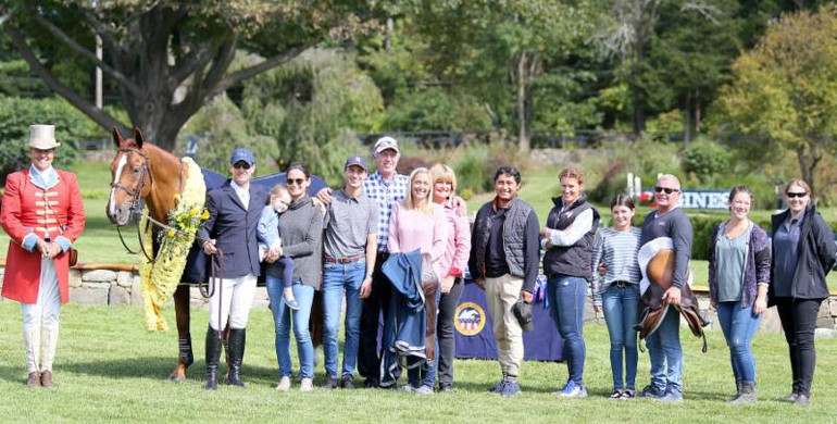 McLain Ward's Rothchild retired in a special ceremony at the American Gold Cup