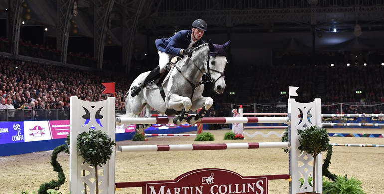 Daniel Deusser wins the The Martin Collins Enterprises Christmas Tree Stakes at Olympia