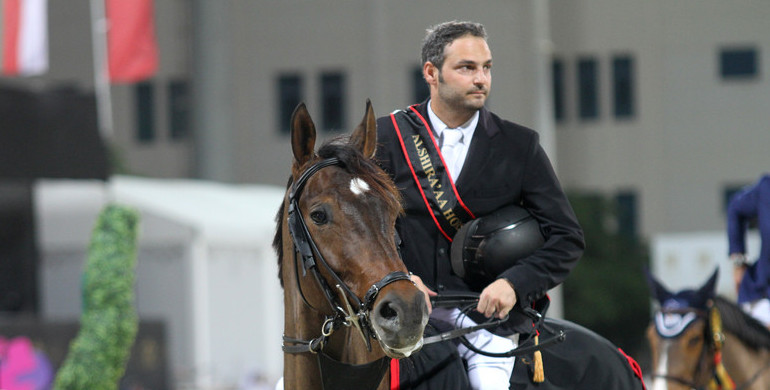 Thursday's biggest win at Al Shira'aa International Horse Show to Ibrahim Hani Bisharat
