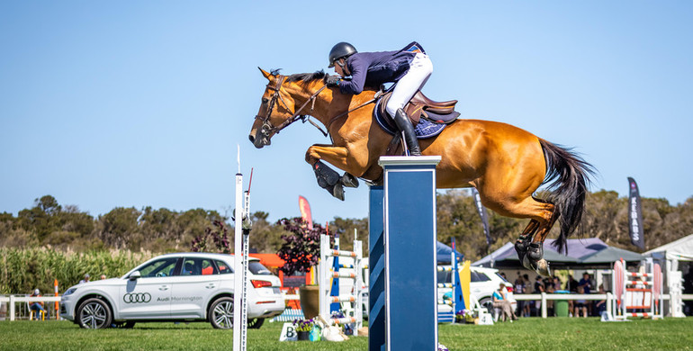 Clay Simmonds named inaugural Australian League FEI Jumping World Cup Rookie of the Year