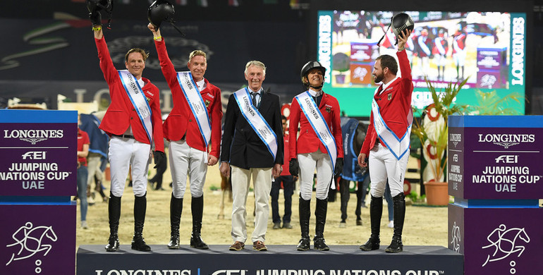 Team Germany scoops the honours in Abu Dhabi Longines FEI Jumping Nations Cup™
