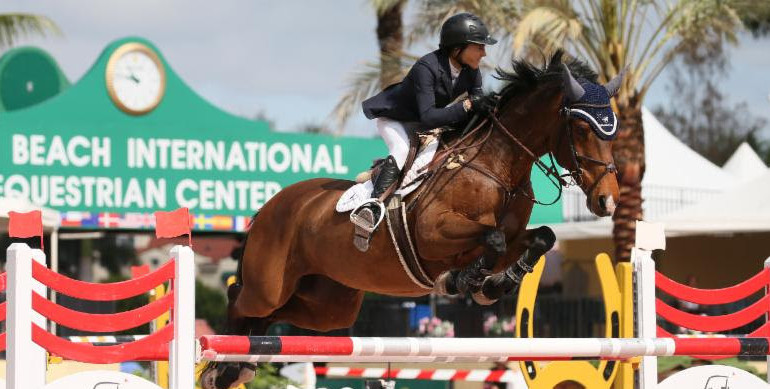 Laura Chapot and Out of Ireland out perform 92-horse field to win ProElite® 1.45m Jumper Classic