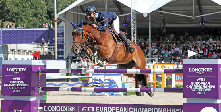 Reigning European Champions Peder Fredricson and H&M All In rule on the opening day in Rotterdam