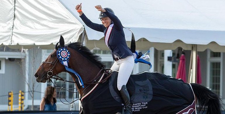 Beezie Madden wins Horseflight Speed Cup at Split Rock Jumping Tour's Longines FEI Jumping World Cup Columbus