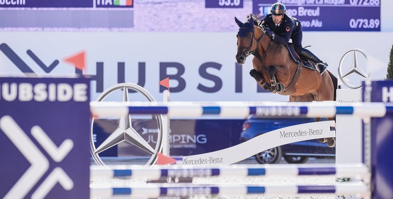 Emilio Bicocchi tops the Grand Prix qualifier at Hubside Jumping