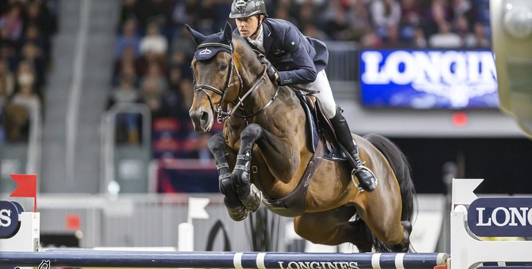 Ben Maher takes the win over Eric Lamaze in battle of Olympic Gold medalists at Royal Horse Show