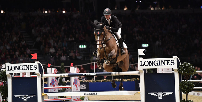 Anthony Condon wins the Champagne Taittinger Ivy Stakes at Olympia