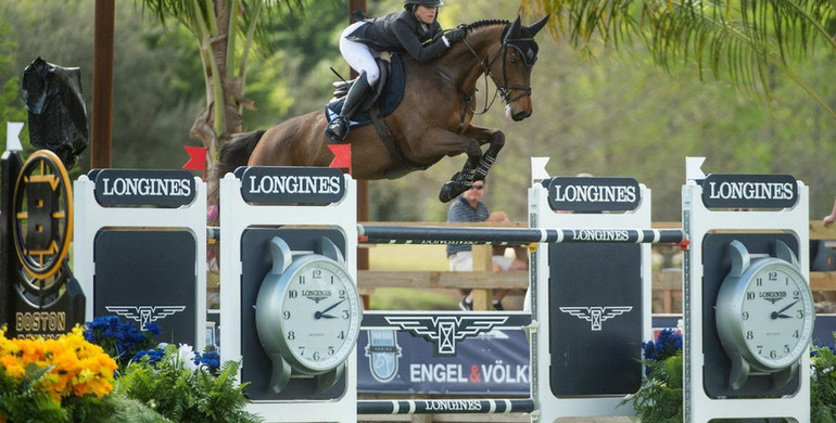 Sydney Shulman and Villamoura race to victory in the CSIO5* Palm Beach Masters Classic