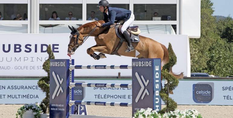 The horses and riders for the CSI4* season opener of Hubside Jumping Grimaud