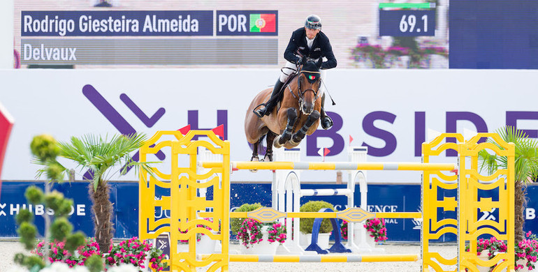 Rodrigo Giesteira Almeida takes Friday’s biggest win at Hubside Jumping