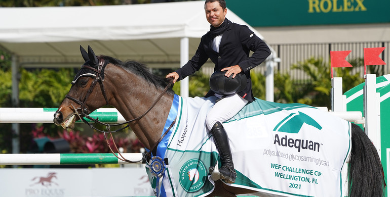 Kent Farrington and Austria 2 can’t be caught to win the $37,000 Adequan® WEF Challenge Cup round 3