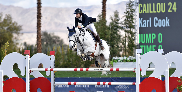 Karl Cook and Caillou 24 soar to victory in the $36,600 FEI 1.50M