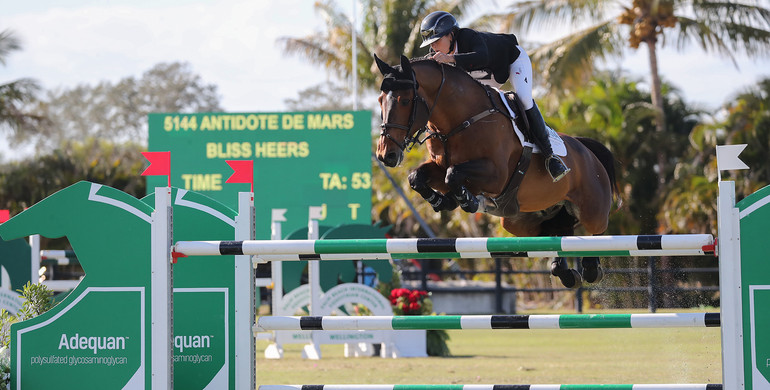 Bliss Heers and Antidote De Mars soar to success in the $50,000 Adequan® WEF Challenge Cup round 4