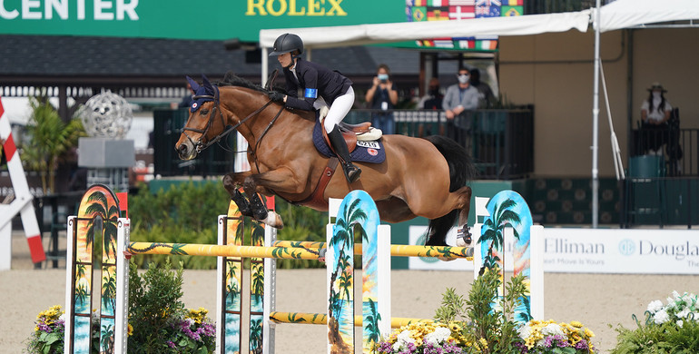 Lucy Deslauriers and Hester lead the way, capturing the Adequan® WEF Challenge Cup round 5 CSI5*