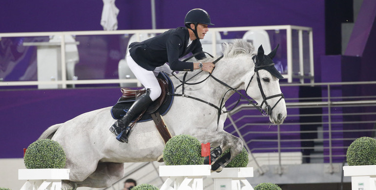 Kevin Staut and Tolede de Mescam Harcour win Friday's feature class at CHI Al Shaqab