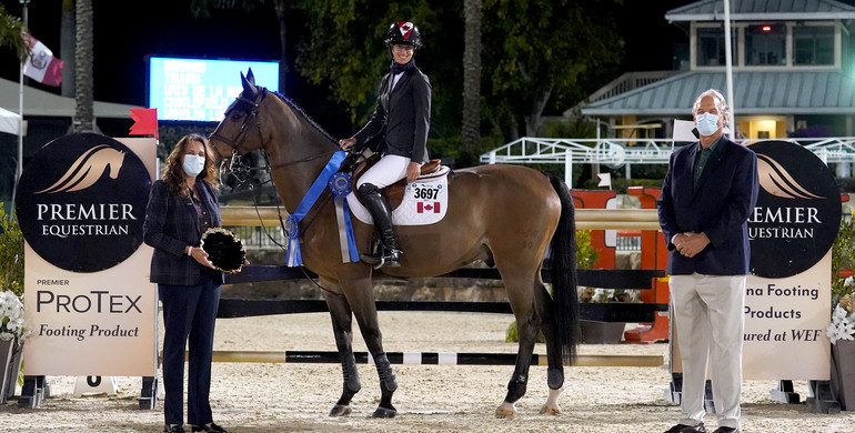 Canada’s Amy Millar and Christiano top $5,000 Premier Equestrian Welcome Stake CSIO4* night class