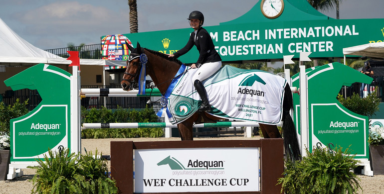 Emily Moffitt and Tipsy Du Terral top the $37,000 Adequan WEF Challenge Cup round 8 CSIO4*