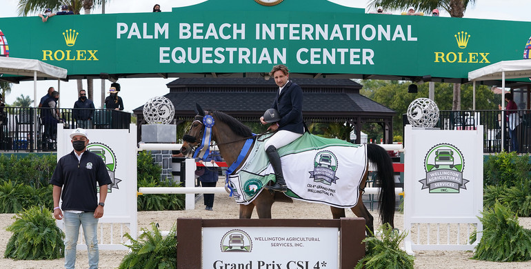 Patience pays off for Adam Prudent in the $214,000 Wellington Agricultural Services Grand Prix CSI4*