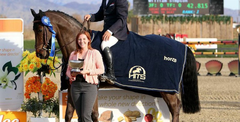 Will Simpson and The Dude win HITS Thermal $25,000 SmartPak Grand Prix