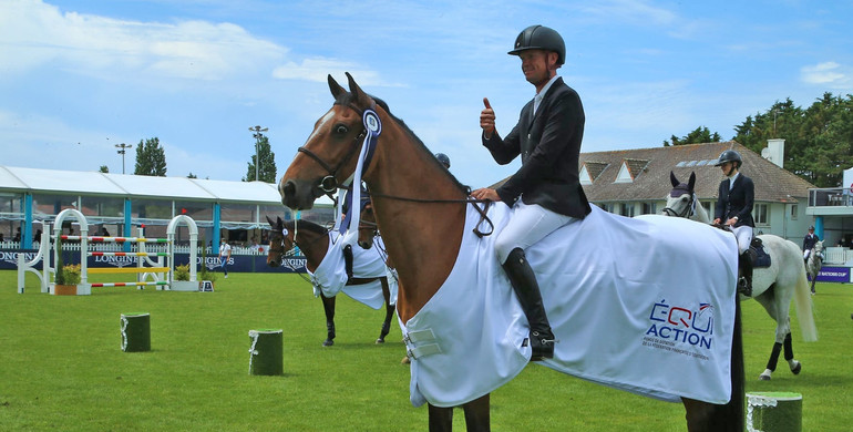 Jerome Guery and Eras Ste Hermelle victorious in Prix Ffe Equi’action in La Baule