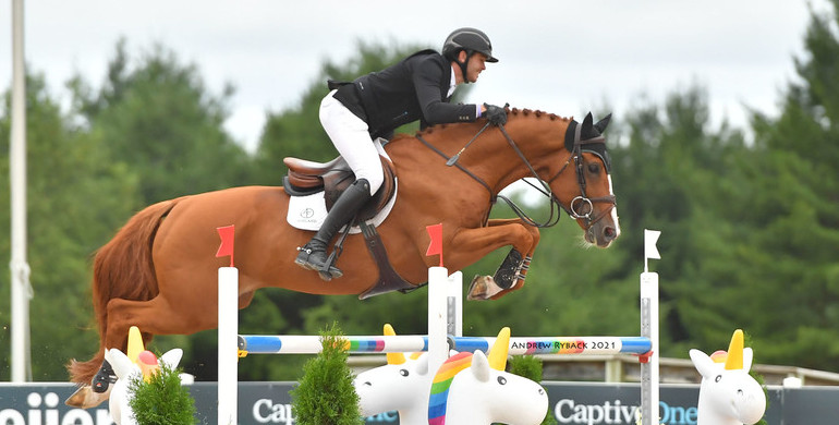 Cormac Hanley and RMF Chacco Top race to $36,600 Speed Classic CSI3* victory to open Great Lakes Equestrian Festival I