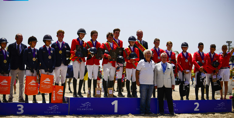 Gold for the Belgian junior team at the 2021 European Championships