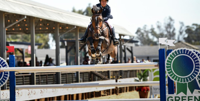 A day of firsts for Simonne Berg with $100,000 1.45m Grand Prix CSI2* victory to close Sonoma International