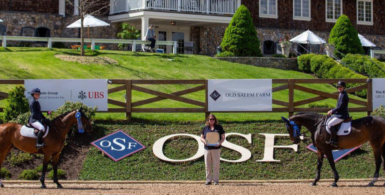 Ward and Debney tie for the win in the $37,000 FEI 1.45m two-phase competition at 2022 Old Salem Farm Spring Horse Shows