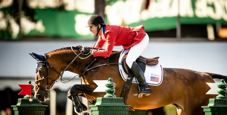 Mclain Ward and HH Azur top the CSIO5* 1.60m Tourmaline Oil Cup at the Spruce Meadows 'Masters'