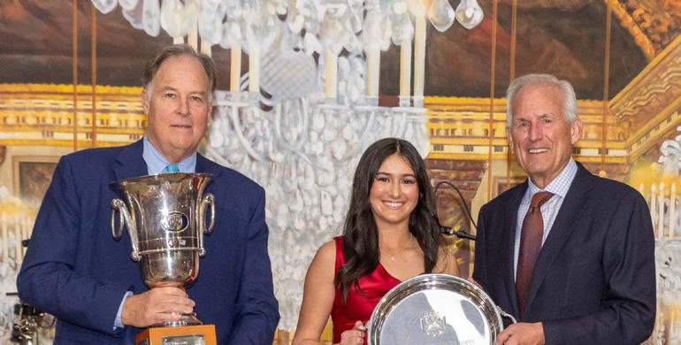 USET Foundation awards presented to W. James McNerney Jr., Zayna Rizvi, and McLain Ward