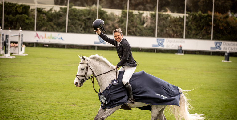 Home win for Jesus Garmendía and Callias in the CSI4* 1.60m Invitational Grand Prix at the Andalucía Sunshine Tour