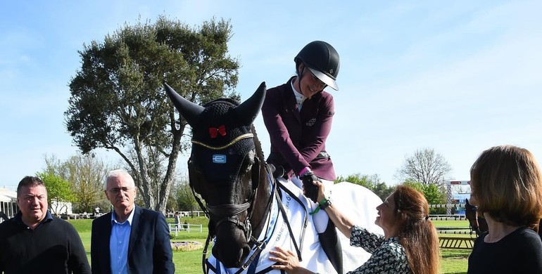 Emma Emanuelsson and Canbella Blue PS best in the CSI4* 1.55m Grand Prix Memorial Stephanie Searle 'Selleria Equipe' at the Toscana Tour 2024